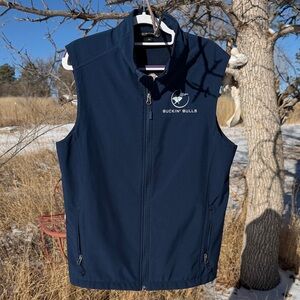 Bucking Bulls Port Authority Navy Vest (M)